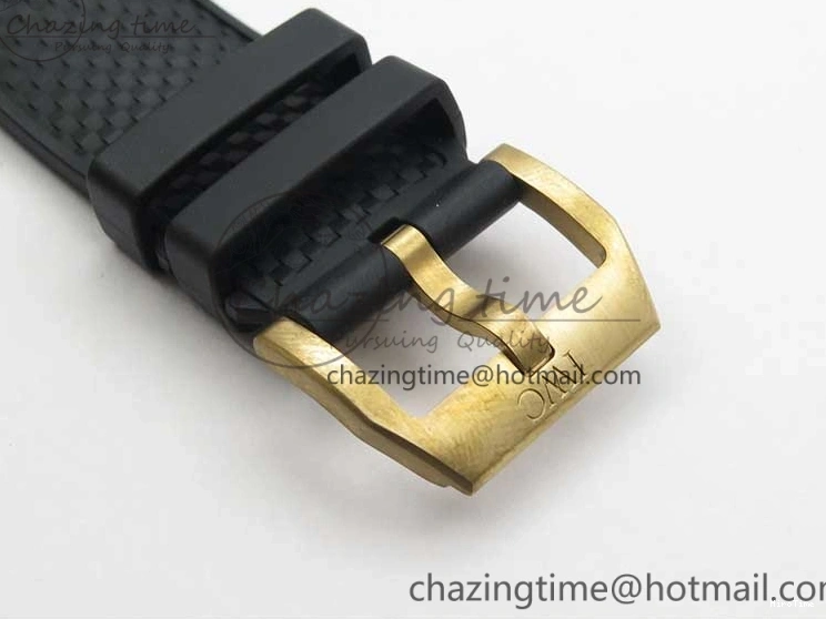 MIROTIME 0125 Aquatimer Chrono IW379503 Bronzo Case V6F 1:1 Best Edition Black Dial on Rubber Strap A Popular 7103